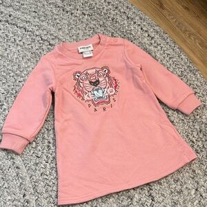 Kenzo Kids Pink Tiger Sweatshirt